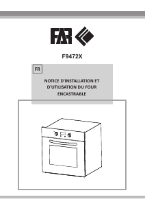 Mode d’emploi FAR F9472X Four