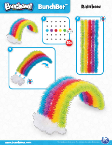 كتيب BunchBot Rainbow Spinmaster