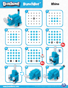 説明書 Spinmaster BunchBot Rhino