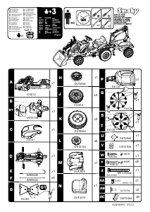 说明书 Smoby 7600710301 Builder Max Ride on tractor