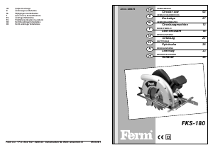 Manual FERM CSM1003 Circular Saw