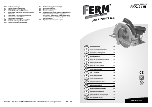 Handleiding FERM CSM1013 Cirkelzaag