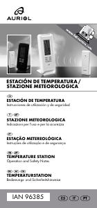 Manual Auriol Z31743 Estação meteorológica