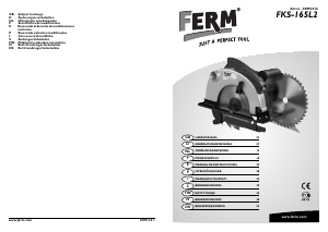 Manuale FERM CSM1016 Sega circolare