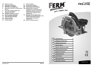 Manuale FERM CSM1026 Sega circolare
