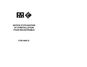 Mode d’emploi FAR FCN5455X Four