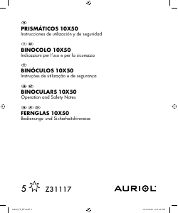 Manuale Auriol Z31117 Binocolo