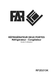 Mode d’emploi FAR RF2D213K Réfrigérateur combiné