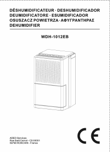 Manual Equation WDH-1012EB Dehumidifier