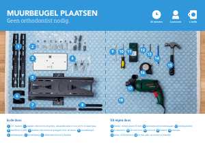 Handleiding BlueBuilt CBL1163 Muurbeugel