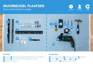 Handleiding BlueBuilt CBL1164 Muurbeugel