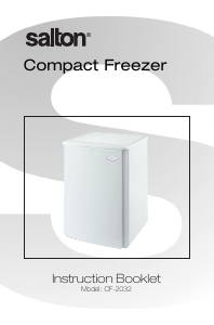 Manual Salton CF2032 Freezer