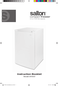 Manual Salton CF2137 Freezer