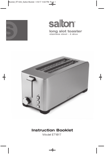 Manual Salton ET1817 Toaster