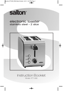 Manual Salton ET1266 Toaster