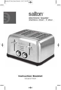 Manual Salton ET1404B Toaster