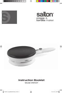 Handleiding Salton CM1337 Crepemaker