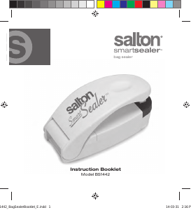 Manual Salton BS1442 Vacuum Sealer
