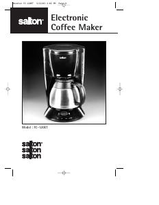 Manual Salton FC120ET Coffee Machine