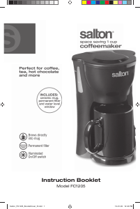 Manual Salton FC1205 Coffee Machine