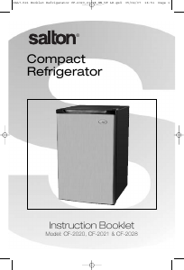 Manual Salton CF2020 Refrigerator