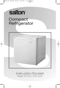 Manual Salton CF2001 Refrigerator