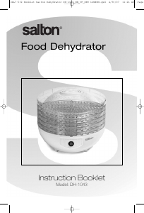 Manual Salton DH1043 Food Dehydrator