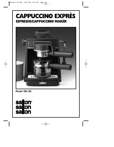 Manual Salton EX182 Espresso Machine
