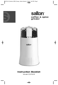 Manual Salton CG7B Coffee Grinder