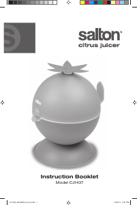 Manual Salton CJ1437 Citrus Juicer