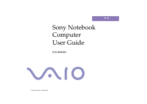 Handleiding Sony Vaio PCG-N505SN Laptop