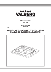 Mode d’emploi Valberg VAL TG 4 AT D FVT Table de cuisson