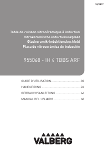 Manual de uso Valberg IH 4 TBBS ARF Placa