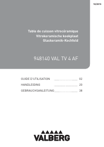 Mode d’emploi Valberg VAL TV 4 AF Table de cuisson