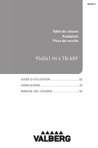 Manual de uso Valberg IH 4 TB ARF Placa