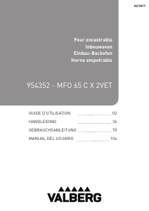 Mode d’emploi Valberg MFO 65 C X 2VET Four