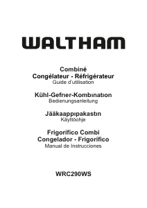 Handleiding Waltham WRC290WS Koel-vries combinatie