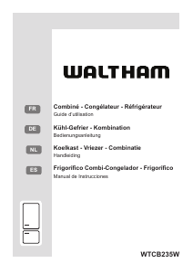 Handleiding Waltham WTCB235W Koel-vries combinatie