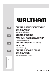 Manual de uso Waltham WCAV251FLX Congelador