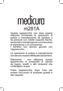 Manuale Medicura M281A Sauna facciale