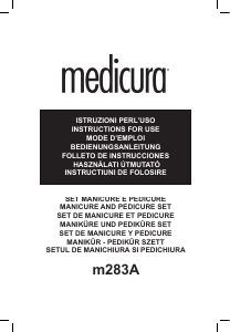 Használati útmutató Medicura M283A Manikűr- és pedikűrkészlet