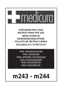 Manual de uso Medicura M243 Masajeador
