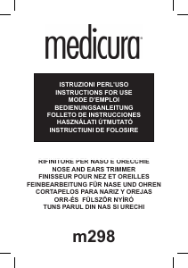 Mode d’emploi Medicura M298 Tondeuse nez