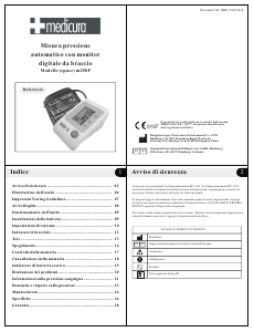 Manuale Medicura M250P Misuratore di pressione