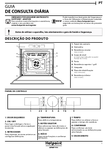 Manual Hotpoint-Ariston 7OFI4 851 SH IX HA Forno