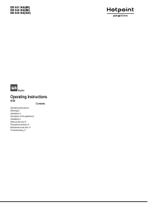 Bruksanvisning Hotpoint-Ariston DD 642 /HA(ICE) Häll