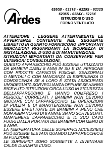 Manuale Ardes AR6236S Forno