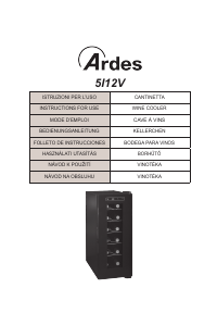 Manual de uso Ardes AR5I12V Vinoteca