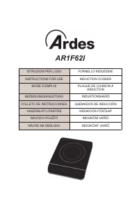 Manual Ardes AR1F62I Hob