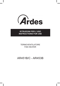 Manual Ardes AR451C Heater